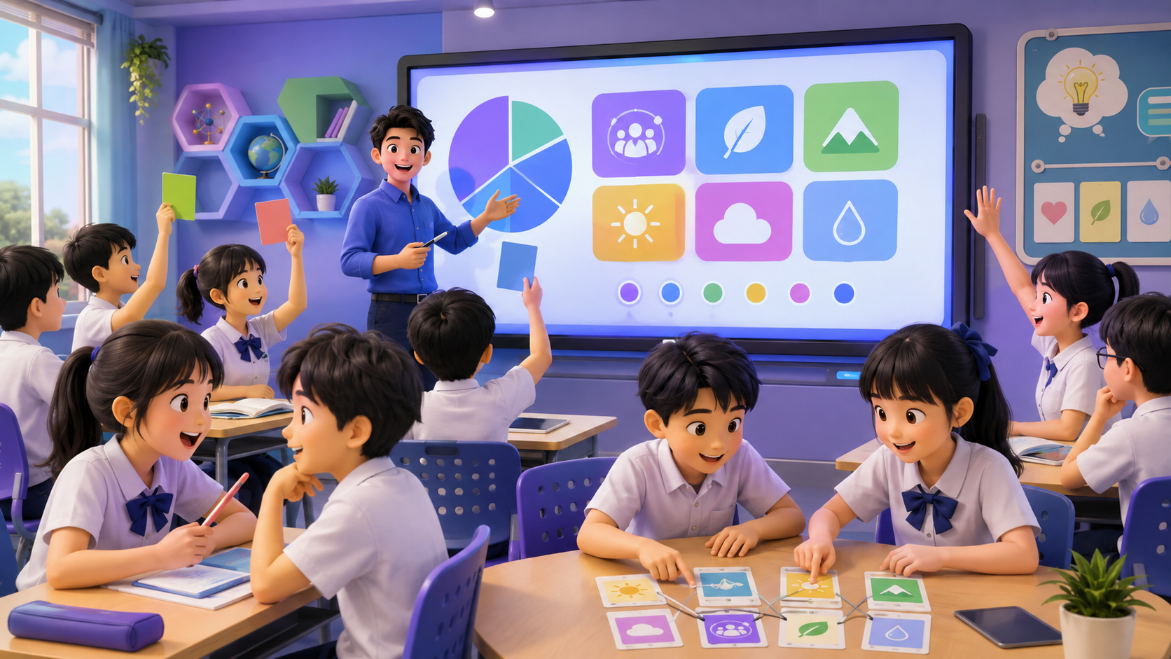 ครูจัดการเรียนการสอนแบบ เน้นผู้เรียนเป็นสำคัญ Active Learning